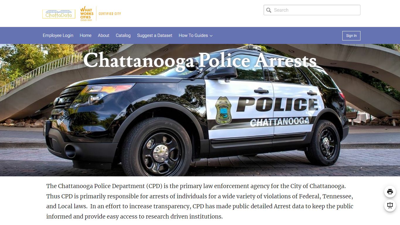 Arrests | Chattanooga Open Data Portal